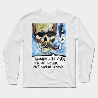 SKULLS QUOTING OSCAR WILDE .1 Long Sleeve T-Shirt